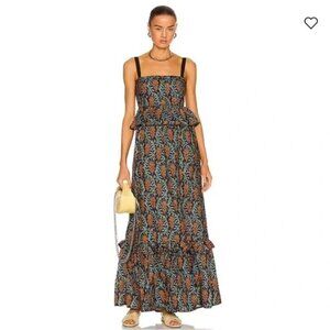 Agua by Agua Bendita Cala Flounce Maxi Dress